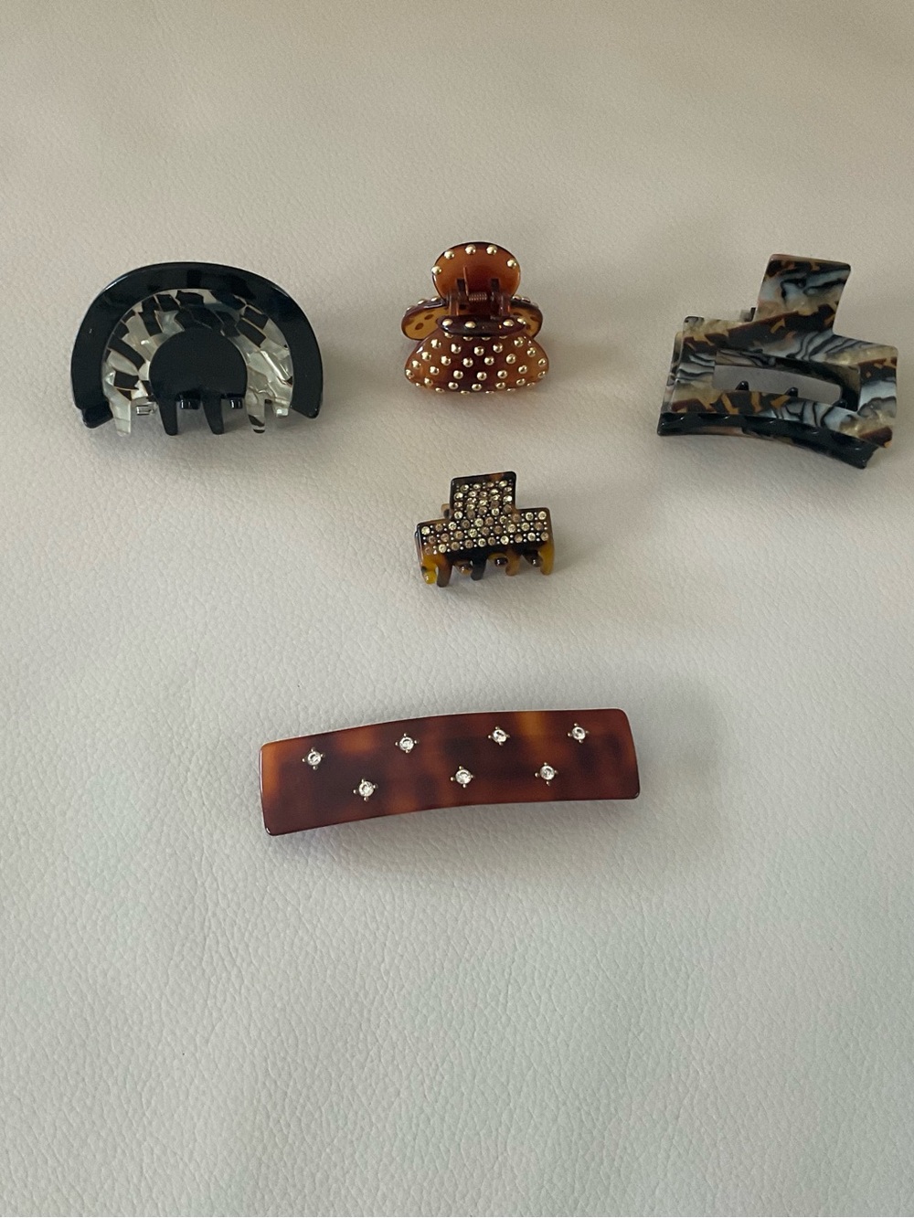 Set of 5 Barrettes
